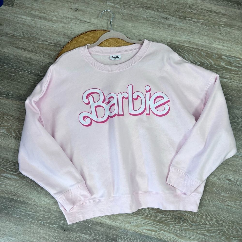 Barbie graphic‎ crewneck sweatshirt